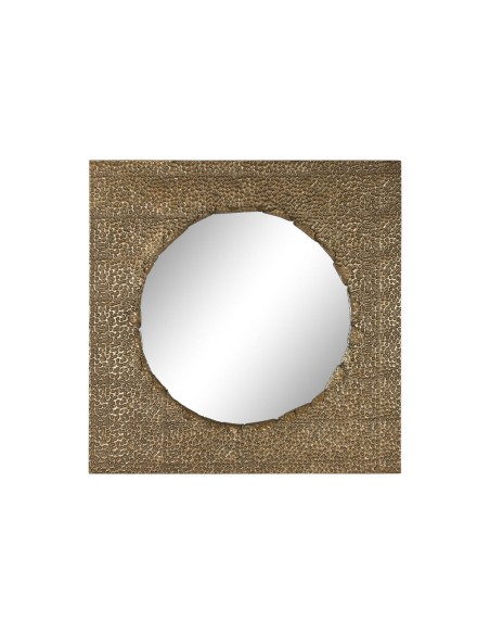 Miroir mural Home ESPRIT Doré 80 x 6 x 80 cm