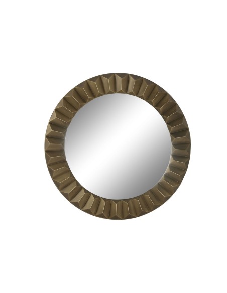 Miroir mural Home ESPRIT Doré Moderne 110,5 x 5,5 x 110,5 cm