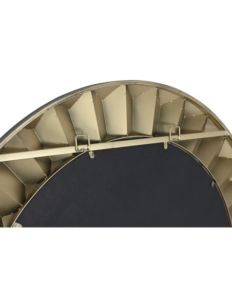 Miroir mural Home ESPRIT Doré Moderne 110,5 x 5,5 x 110,5 cm