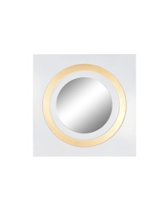 Miroir mural Home ESPRIT Blanc Doré 90 x 4 x 90 cm