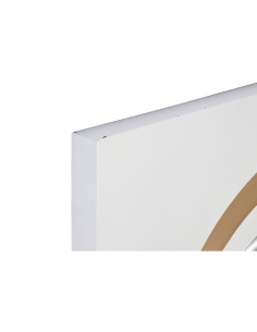 Miroir mural Home ESPRIT Blanc Doré 90 x 4 x 90 cm 2