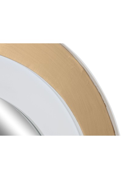 Miroir mural Home ESPRIT Blanc Doré 90 x 4 x 90 cm