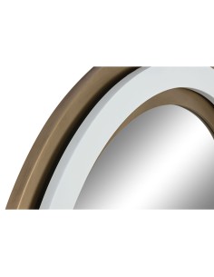 Miroir mural Home ESPRIT Blanc Doré 108 x 5,5 x 108 cm 2