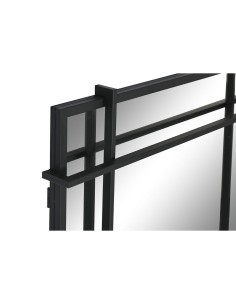 Miroir mural Home ESPRIT Noir Moderne 65 x 6 x 95 cm 2