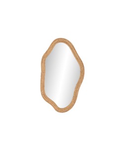 Miroir mural Home ESPRIT Naturel Verre Rotin Urbaine 71 x 2,5 x 120,5 cm
