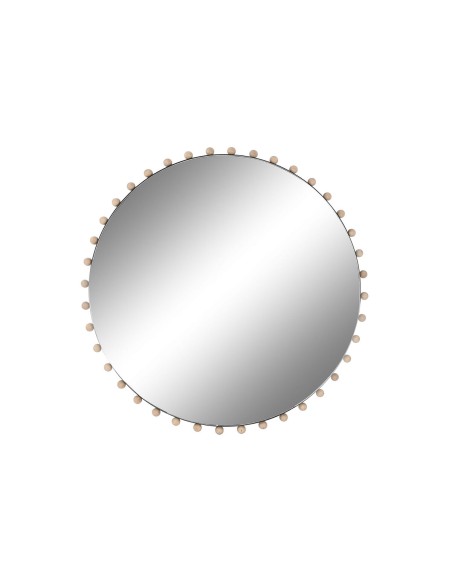 Miroir mural Home ESPRIT Noir Naturel Moderne Balles 113 x 4,5 x 113 cm