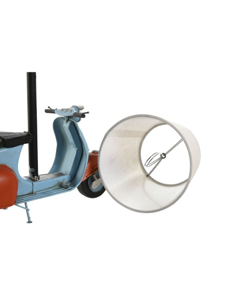 Lampe de bureau Home ESPRIT Bleu Orange Lin Métal 31 x 15 x 34 cm