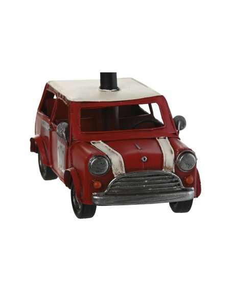 Lampe de bureau Home ESPRIT Blanc Rouge Lin Métal 20 x 14 x 27 cm