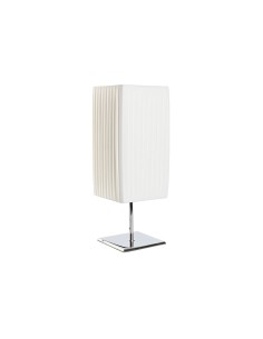 Lampe de bureau Home ESPRIT Blanc Argenté Polyéthylène Fer 50 W 220 V 15 x 15 x 43 cm