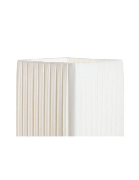 Lampe de bureau Home ESPRIT Blanc Argenté Polyéthylène Fer 50 W 220 V 15 x 15 x 43 cm