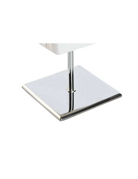 Lampe de bureau Home ESPRIT Blanc Argenté Polyéthylène Fer 50 W 220 V 15 x 15 x 43 cm