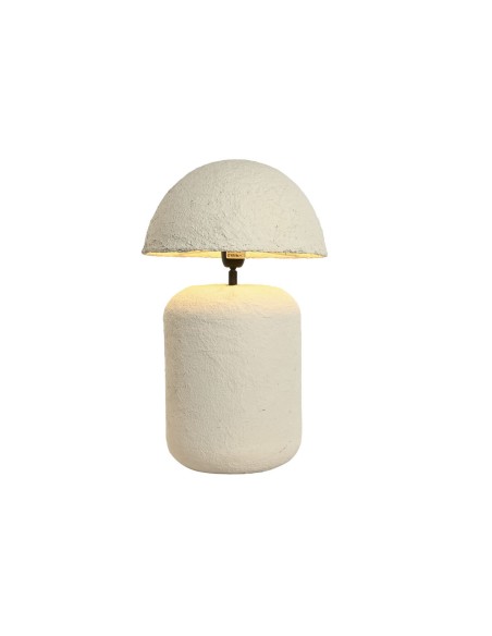 Lampe de bureau Home ESPRIT Blanc Papier Fer 50 W 220 V 30 x 30 x 53 cm