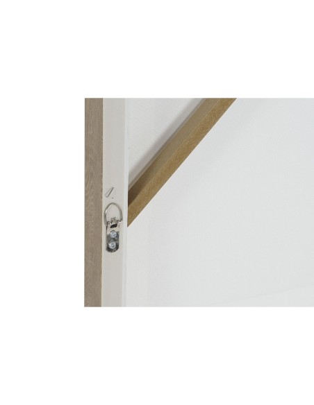 Cadre Home ESPRIT Blanc Beige Abstrait Scandinave 83 x 4,5 x 83 cm (2 Unités)