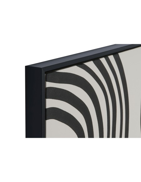 Cadre Home ESPRIT Noir Beige Moderne 83 x 4,5 x 123 cm (2 Unités)