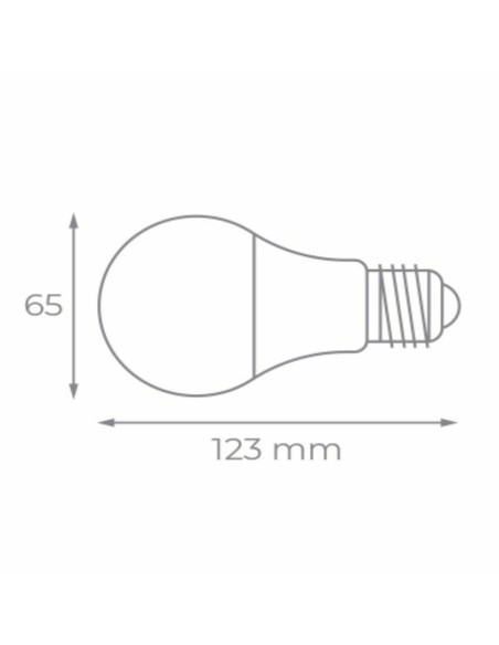 Lampe LED Iglux XST-1227-F V2 12 W E27 1100 Lm (5000 K) (5500 K)