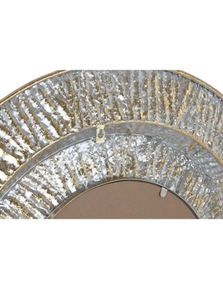 Miroir mural Home ESPRIT Doré Métal Verre Moderne 78 x 4,5 x 78 cm