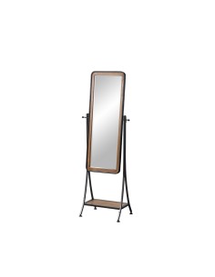 Miroir sur Pied Noir Naturel 62 x 42 x 174 cm