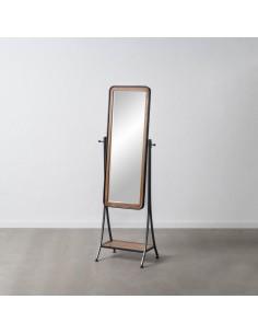 Miroir sur Pied Noir Naturel 62 x 42 x 174 cm 2