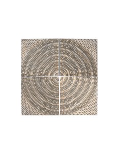 Décoration murale Home ESPRIT Doré Moderne 80 x 3,5 x 80 cm (4 Pièces)