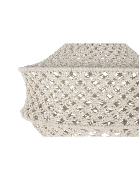 Écran de lampe Home ESPRIT Naturel Boho 40 x 40 x 42 cm