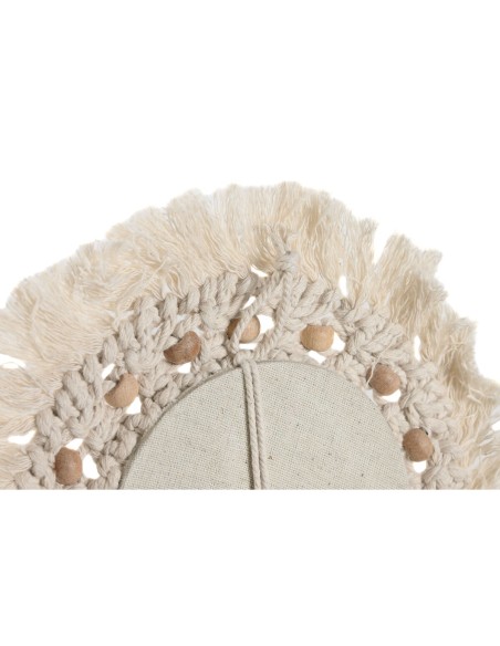 Miroir mural Home ESPRIT Blanc Boho 20 x 1 x 20 cm (3 Pièces)