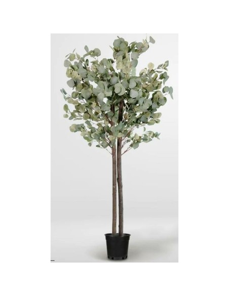 Arbre Home ESPRIT Polyester Bois Ciment Eucalyptus 90 x 90 x 180 cm