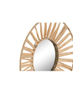 Ensemble de miroirs Home ESPRIT Naturel Scandi 20 x 2 x 20 cm (3 Pièces) 2