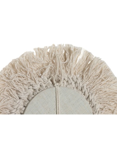 Ensemble de miroirs Home ESPRIT Blanc Boho 20 x 1 x 20 cm (3 Pièces)