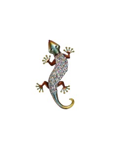 Décoration murale Home ESPRIT Multicouleur Lézard 25 x 6,5 x 51 cm