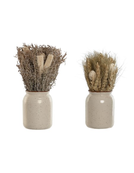 Plante décorative Home ESPRIT Fleur 13 x 13 x 25 cm (2 Unités) (12 Unités)
