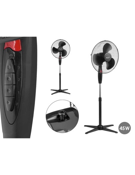Ventilateur sur Pied Argon FS-40B-B Noir 45 W 43 x 60 x 102 cm