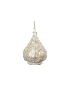 Suspension Home ESPRIT Blanc Doré Métal 40 W 40 x 40 x 55 cm