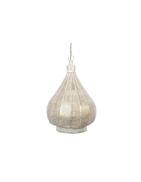 Suspension Home ESPRIT Blanc Doré Métal 40 W 40 x 40 x 55 cm