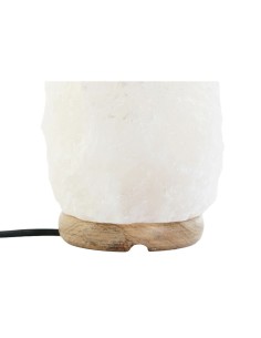 Lampe de bureau DKD Home Decor Blanc Sel Acacia 15 W 220 V 12 x 9 x 20 cm 2