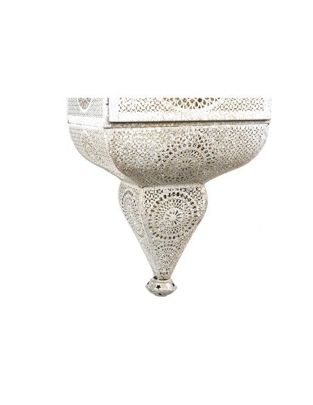 Suspension Home ESPRIT Blanc Doré Métal 40 W 27 x 27 x 91 cm