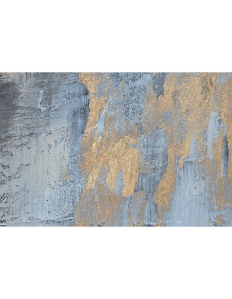 Cadre Home ESPRIT Bleu Blanc Abstrait Moderne 187 x 3,8 x 126 cm