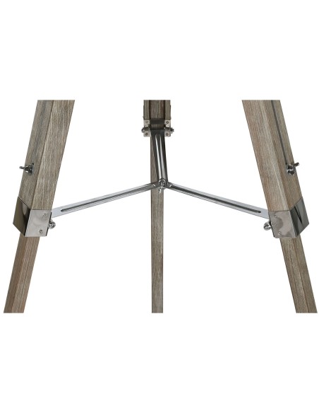 Lampadaire Home ESPRIT Blanc Marron Bois 40 x 40 x 150 cm