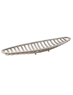 Centre de Table Home ESPRIT Argenté Moderne Chrome 51 x 12 x 6 cm