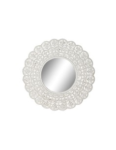 Miroir mural Home ESPRIT Blanc Indien Décapé 89 x 2 x 89 cm