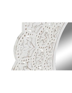 Miroir mural Home ESPRIT Blanc Indien Décapé 89 x 2 x 89 cm 2