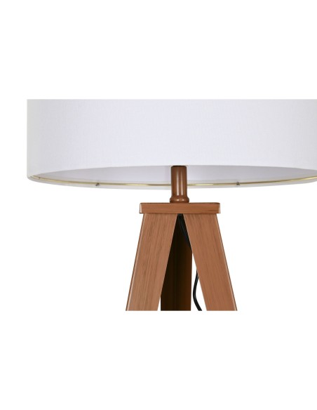 Lampadaire Home ESPRIT Marron Bois Métal Aluminium 40 x 40 x 153 cm (3 Pièces)