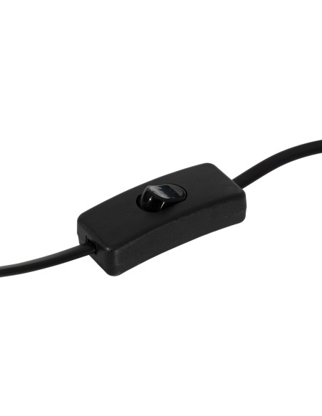Lampe de bureau Blanc Noir Doré Fer 40 W 33 x 33 x 63,5 cm