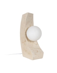 Lampe de bureau Crème Polyrésine 220-240 V 16,5 x 11,5 x 30 cm