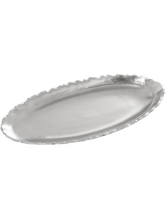 Centre de Table Alexandra House Living Argenté Céramique 5 x 41 x 18 cm