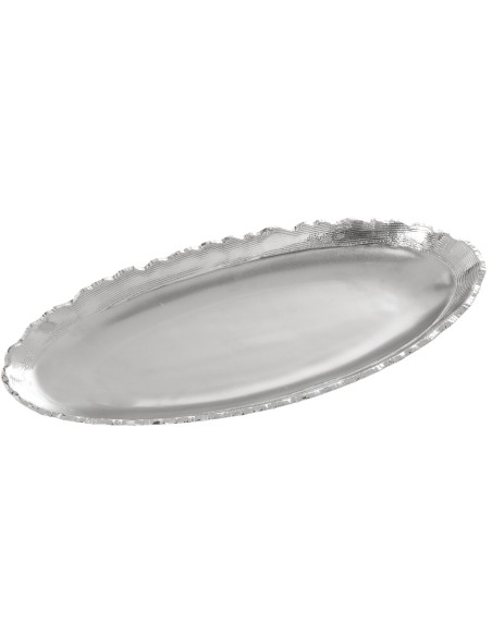 Centre de Table Alexandra House Living Argenté Céramique 5 x 41 x 18 cm