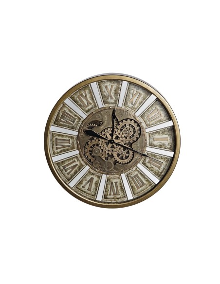 Horloge Murale DKD Home Decor Engrenage Doré Fer 72 x 8,5 x 72 cm