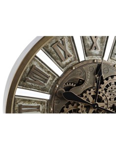 Horloge Murale DKD Home Decor Engrenage Doré Fer 72 x 8,5 x 72 cm 2