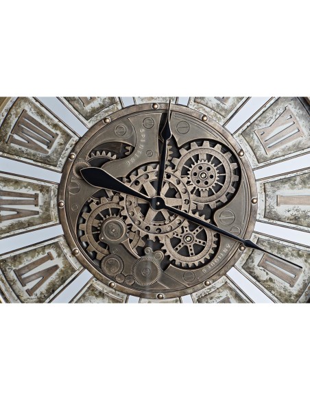 Horloge Murale DKD Home Decor Engrenage Doré Fer 72 x 8,5 x 72 cm