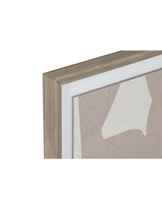 Toile Home ESPRIT Beige Gris Abstrait Moderne 40 x 3 x 50 cm (2 Unités) 2