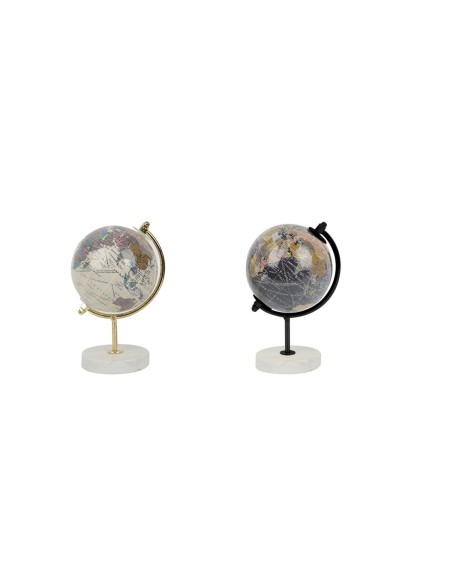 Figurine Décorative Versa Mappemonde Multicouleur